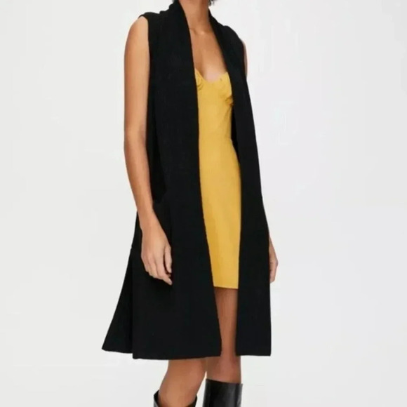 Aritzia Wilfred Olive cardigan grey XXS merino wool - Picture 1 of 9
